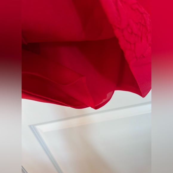 NEW! BCBGMAXAZRIA Red Dress Size 0 Christmas Holidays XS - Picture 6 of 7